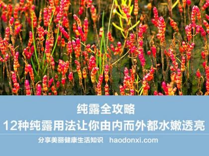 纯露全攻略：12种纯露用法让你由内而外都水嫩透亮