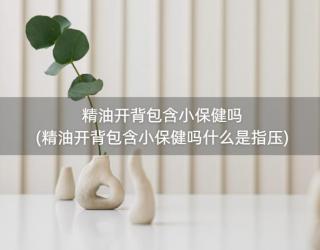 精油开背包含小保健吗(精油开背包含小保健吗什么是指压)